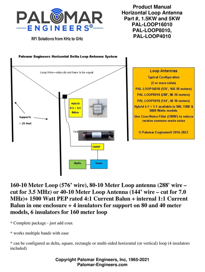 Palomar PAL-LOOP16010 product manual