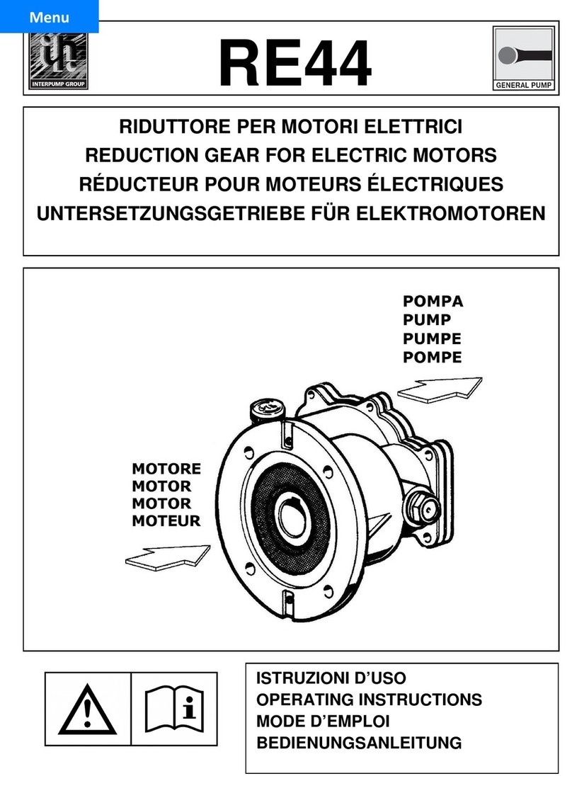 Interpump Group RE44 operating instructions