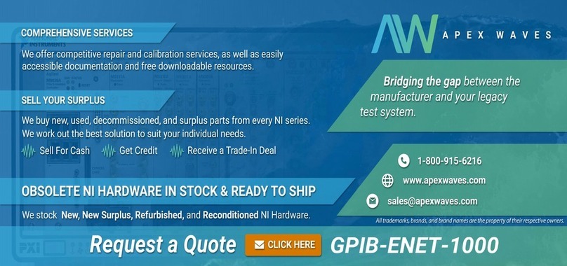National Instruments GPIB-ENET-1000 User manual National Instruments GPIB-ENET-1000 User manual