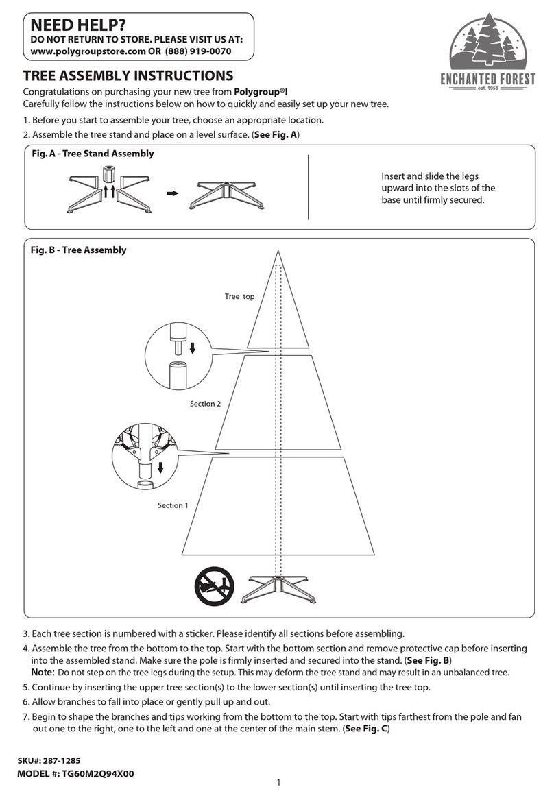 Polygroup ENCHANTED FOREST TG60M2Q94X00 User manual