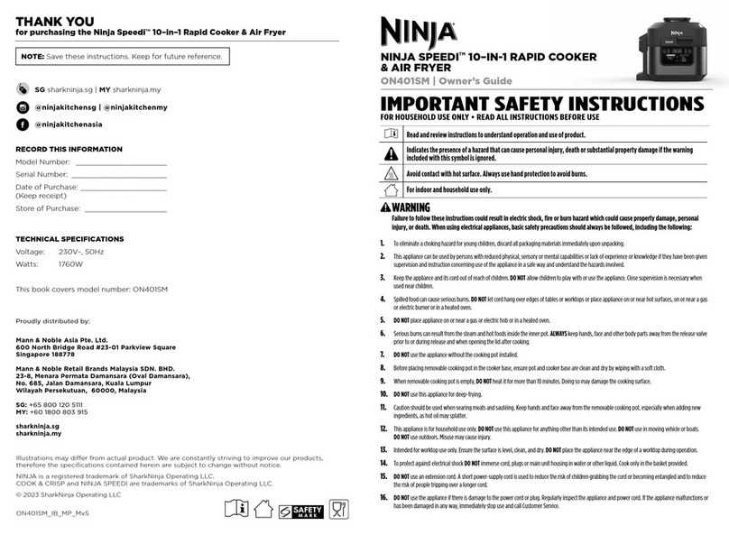 Ninja SPEEDI ON401SM owner's guide