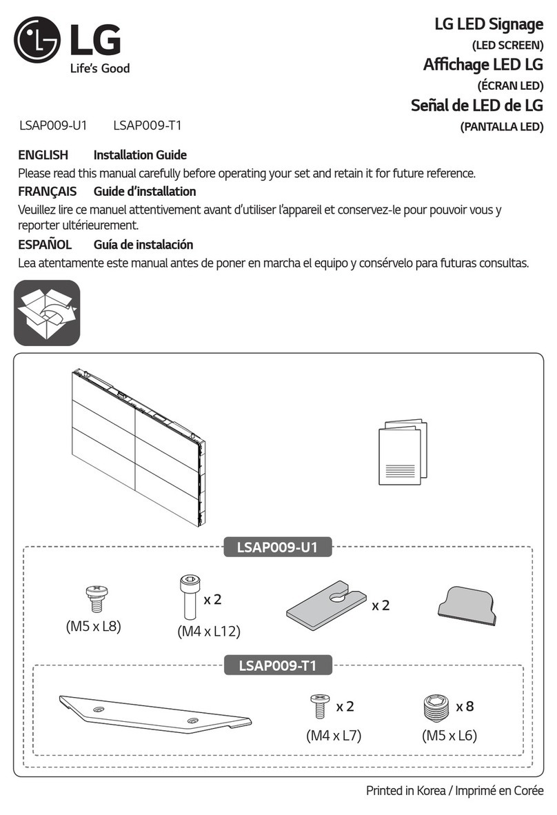 LG LSAP009-T1 User manual