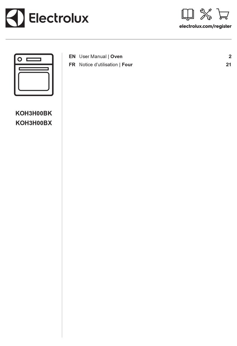 Electrolux KOH3H00BK User manual Electrolux KOH3H00BK User manual