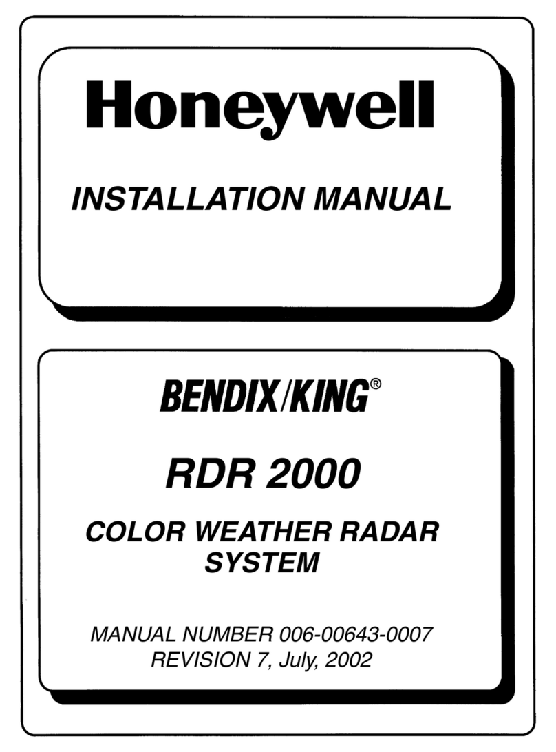 Honeywell BENDIX/KING RDR 2000 User manual