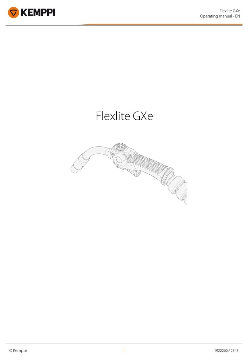 Kemppi Flexlite GXe Series User manual