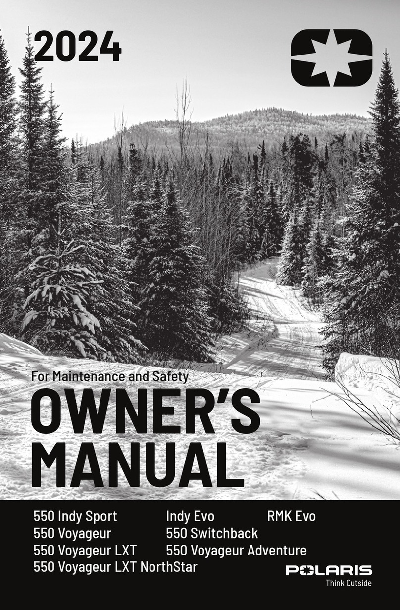 Polaris 550 Indy Sport 2024 User manual