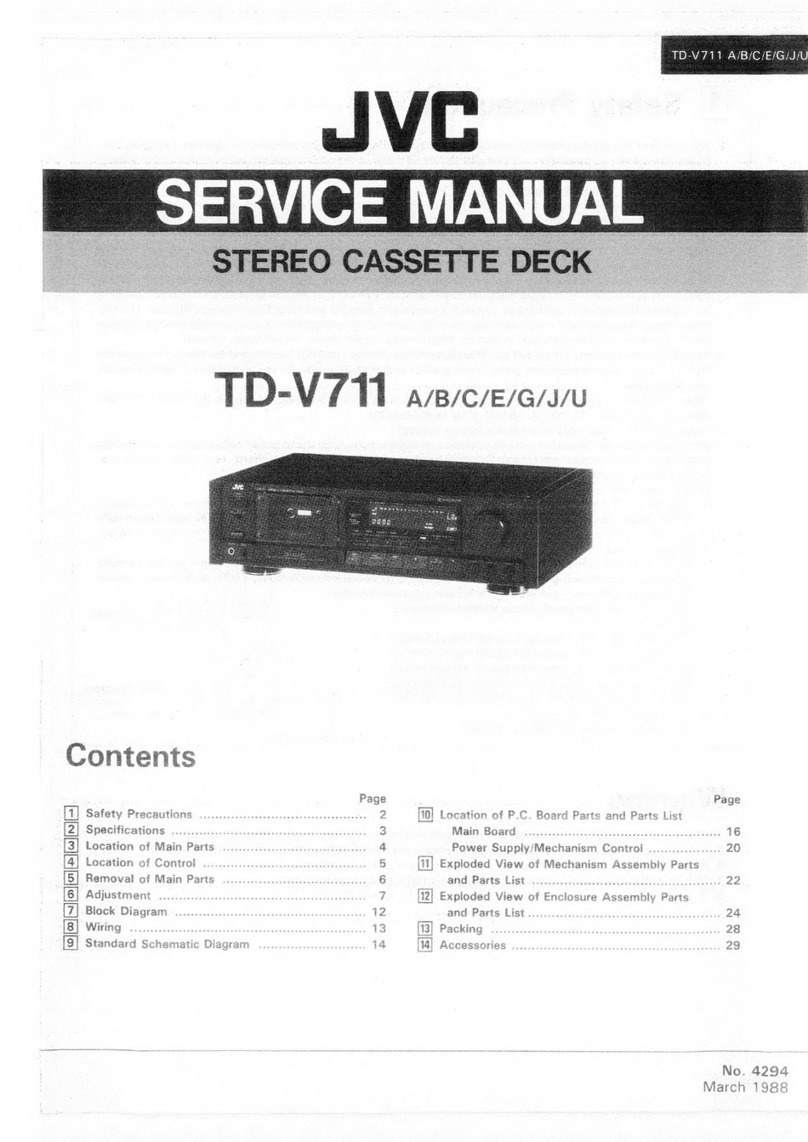 JVC TD-V711 User manual