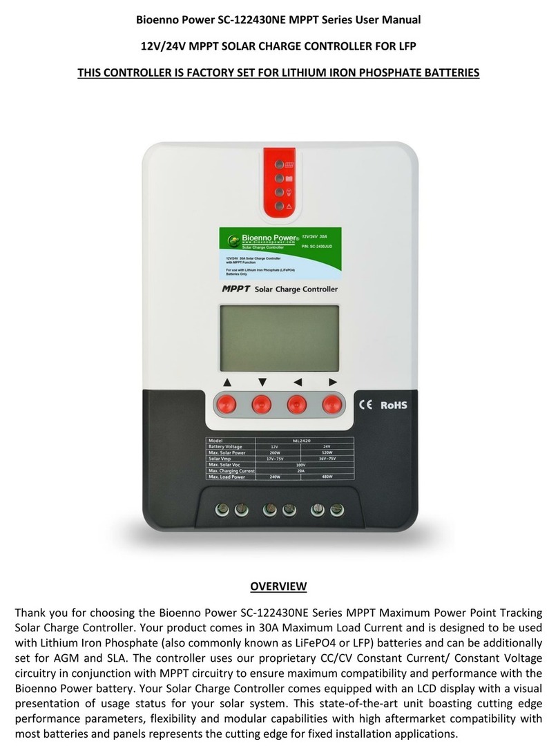 Bioenno Power MPPT Series user manual