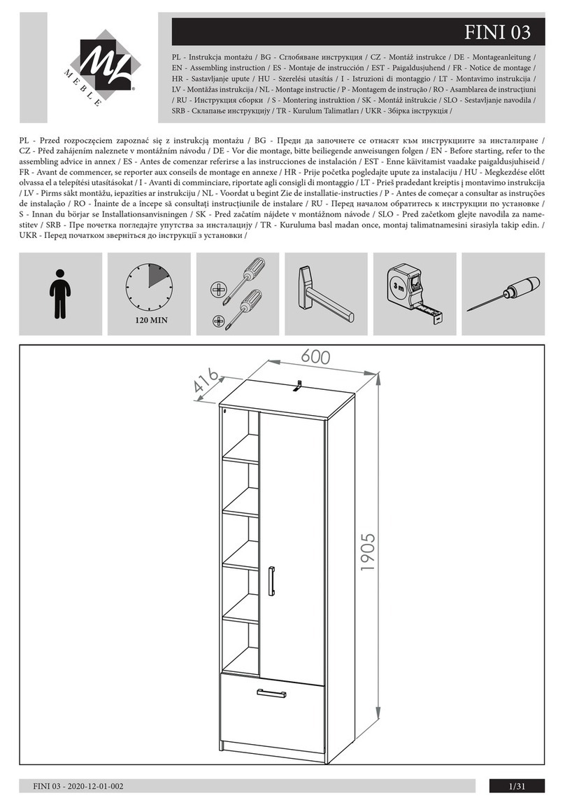 mlmeble FINI 03 User manual mlmeble FINI 03 User manual