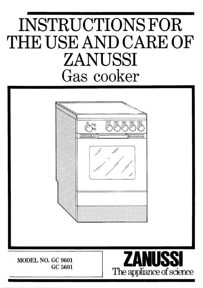 Zanussi GC 9601 Operating and safety instructions Zanussi GC 9601 Operating and safety instructions