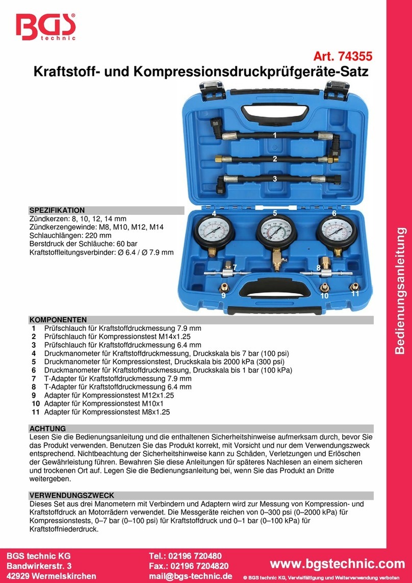 BGS technic 74355 User manual