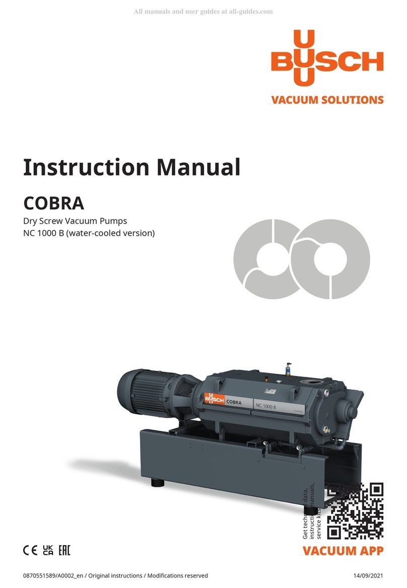 BUSCH COBRA instruction manual