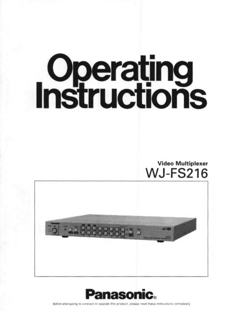 Panasonic WJFS216 - SWITCHER User manual