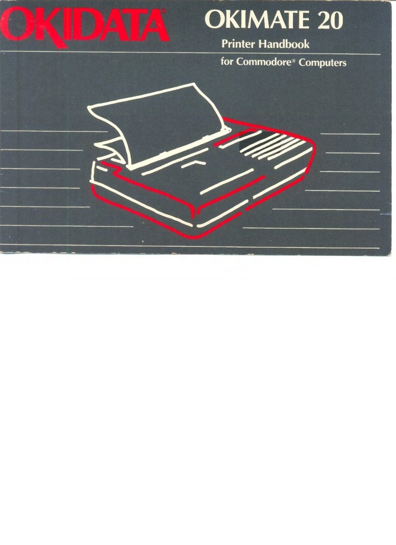 OKIDATA OKIMATE 20 User manual OKIDATA OKIMATE 20 User manual