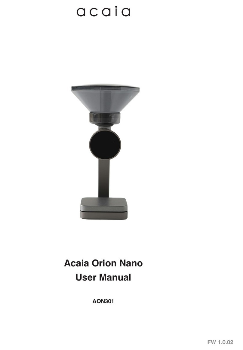 acaia Orion Nano User manual