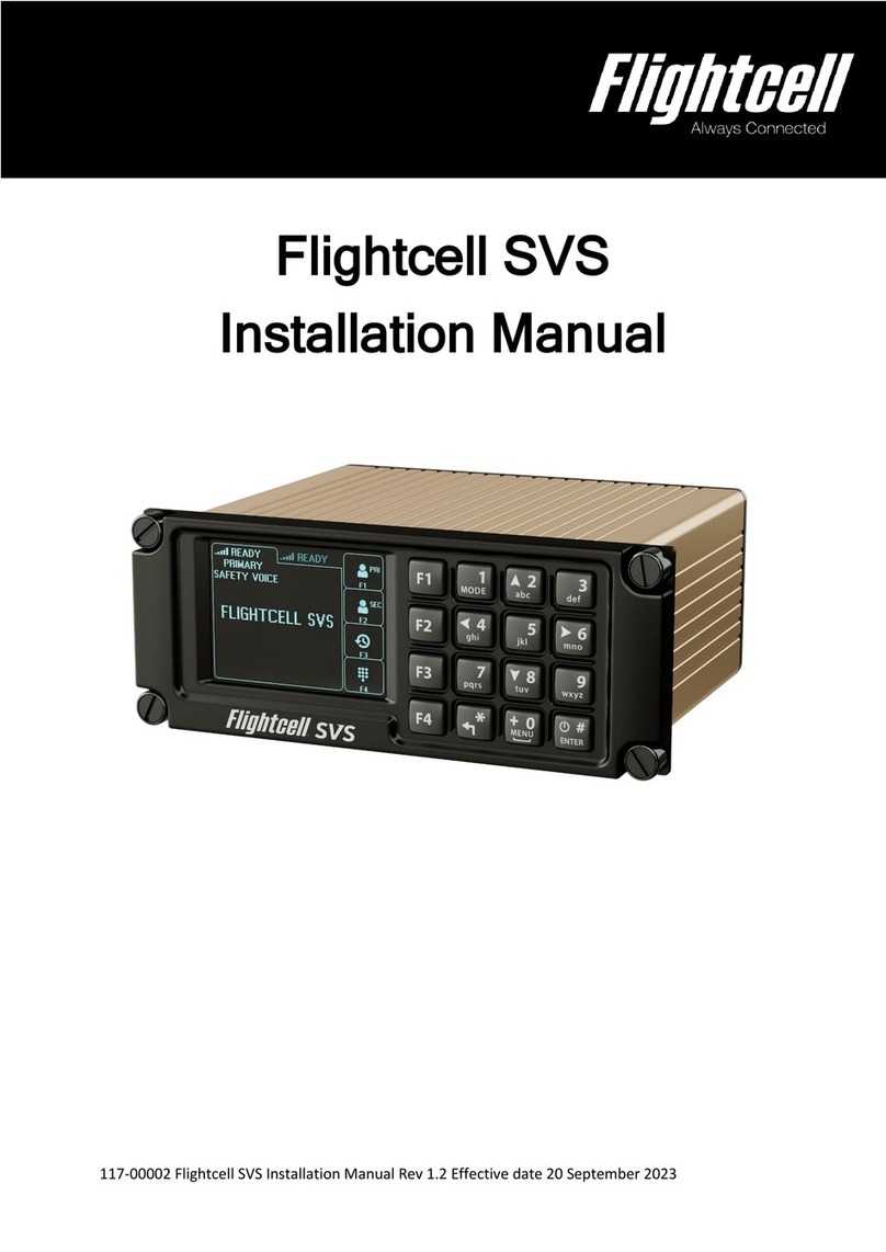 Flightcell SVS User manual