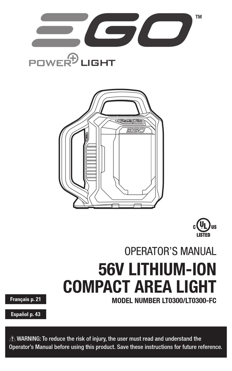Ego Power+ LT0300 Operator's manual