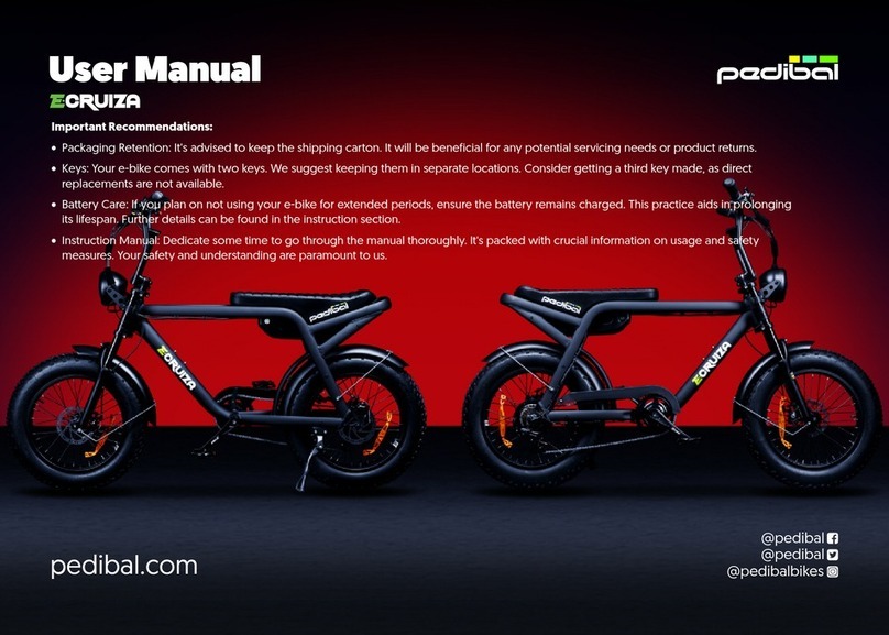Pedibal E-CRUIZA User manual