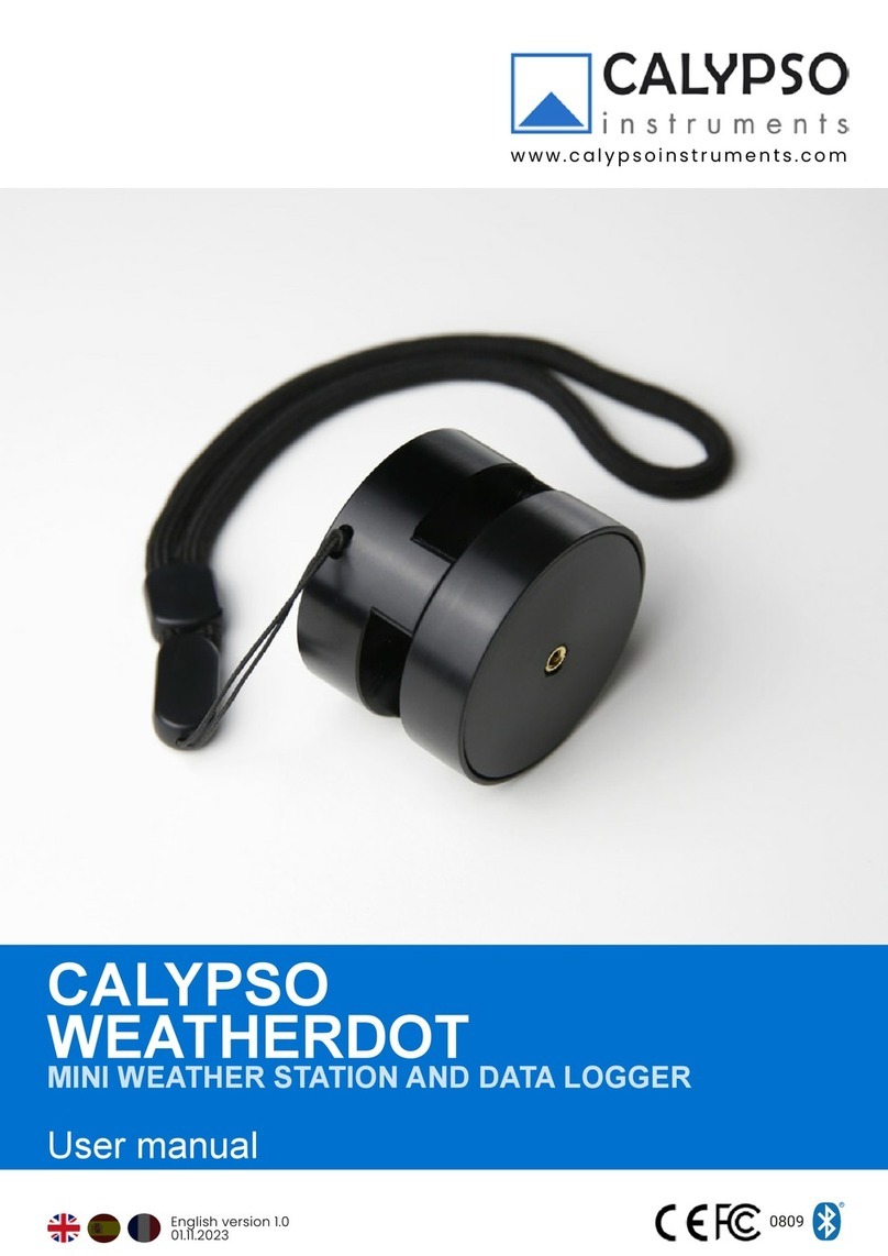 Calypso WEATHERDOT user manual