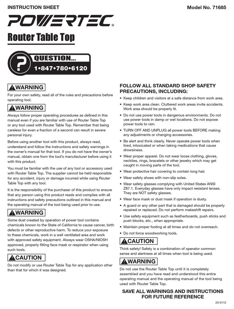 Power Tec 71685 instruction sheet