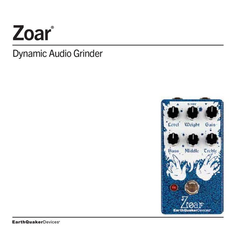 EarthQuaker Devices Zoar manual