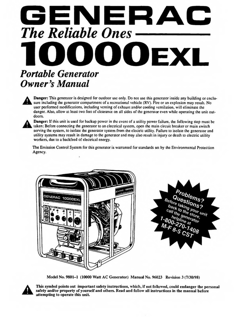 Generac Power Systems 10000EXL User manual