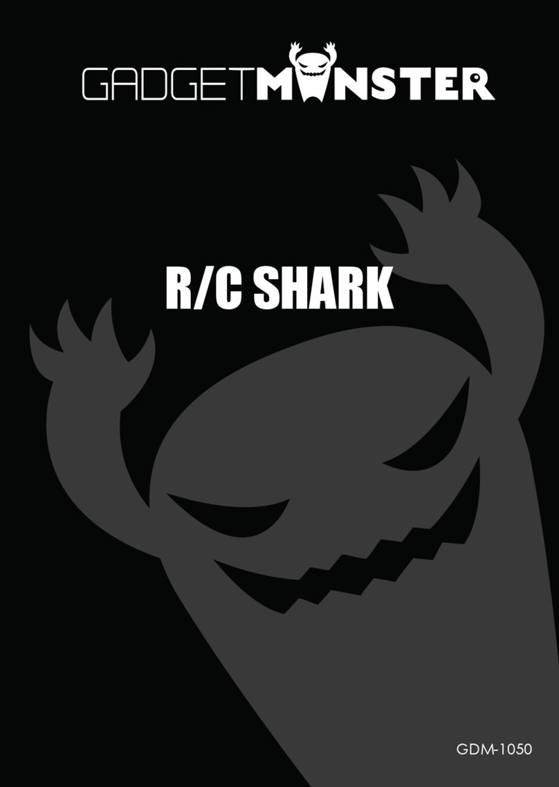 GADGETMONSTER R/C SHARK manual