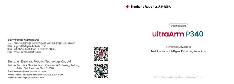 Elephant Robotics ultraArm P340 manual