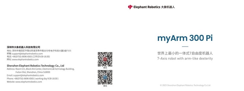 Elephant Robotics myArm 300 Pi User manual