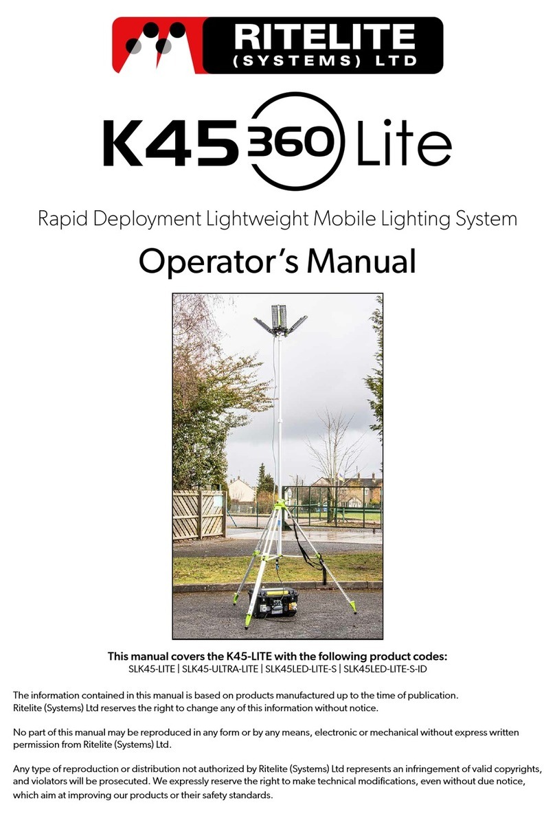 Ritelite K45 360 Lite User manual