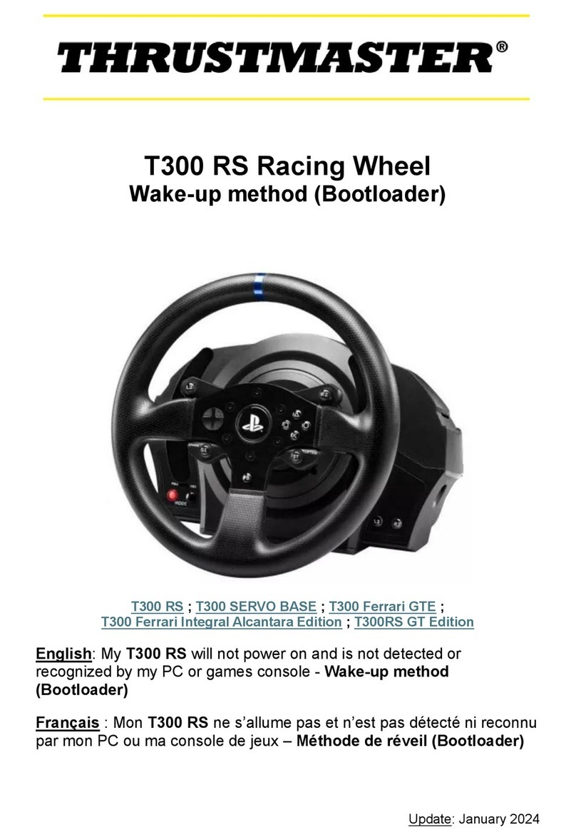 Thrustmaster T300 RS User manual