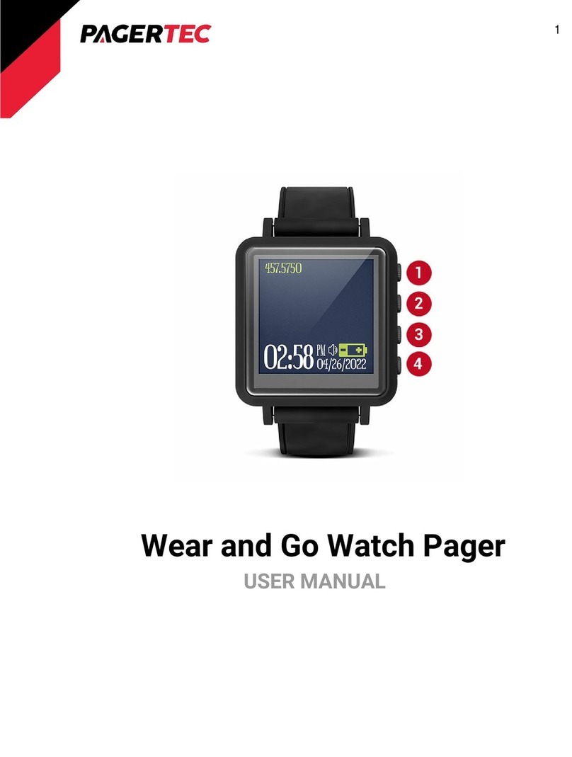 pagertec Wear and Go User manual