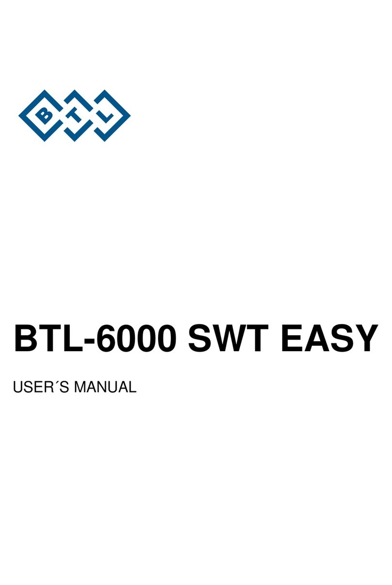 BTL BTL-6000 SWT EASY User manual