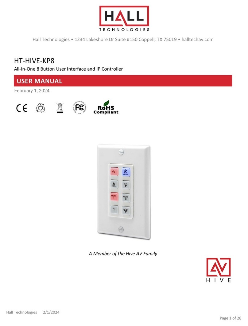 Hall Technologies HT-HIVE-KP8 user manual