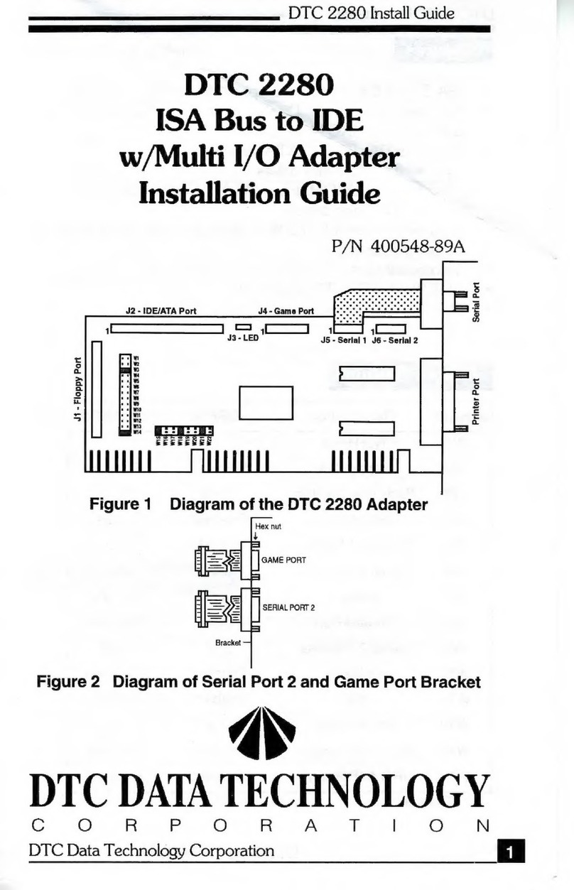 DTC 2280 installation guide