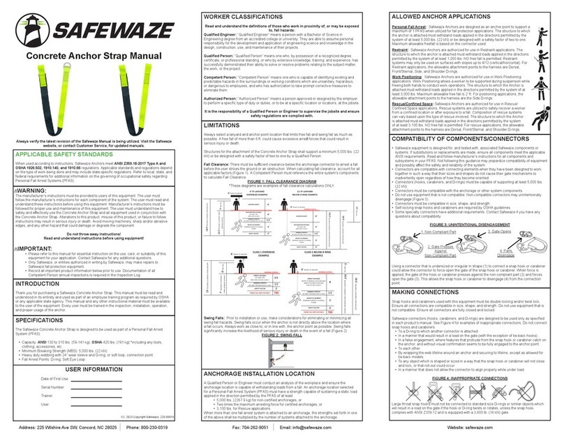 SafeWaze FS880 manual