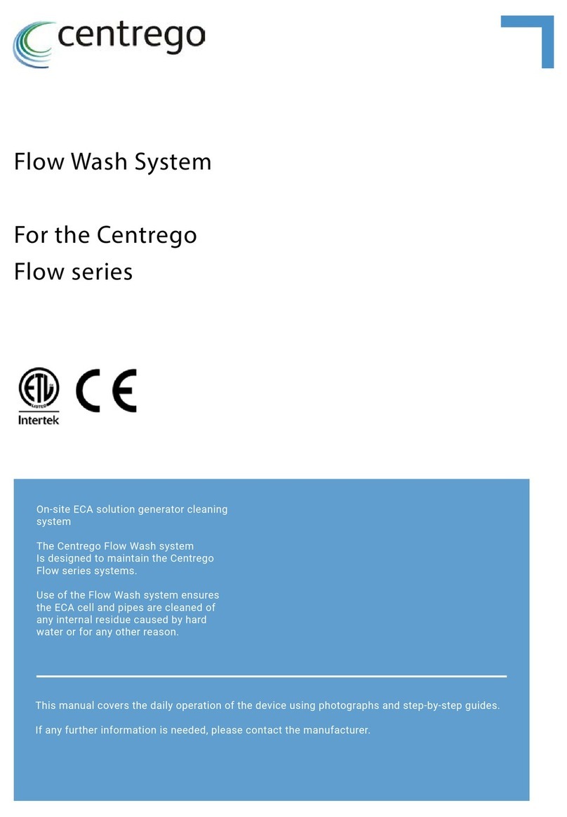 CENTREGO Flow Series quick start guide