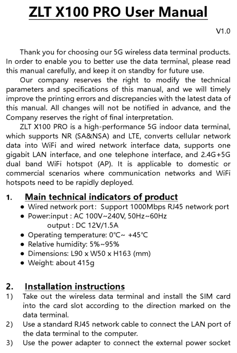 ZLT X100 PRO user manual