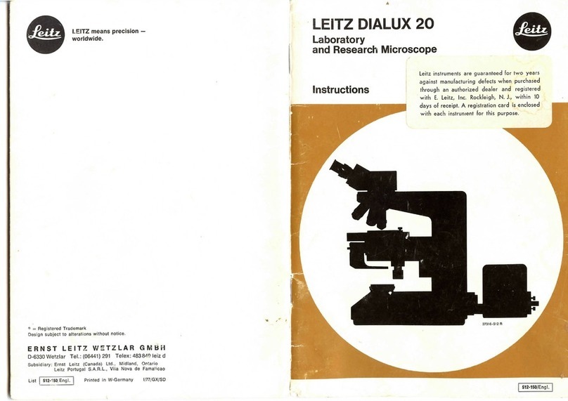 LEITZ DIALUX 20 User manual