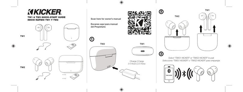 Kicker TW1 quick start guide