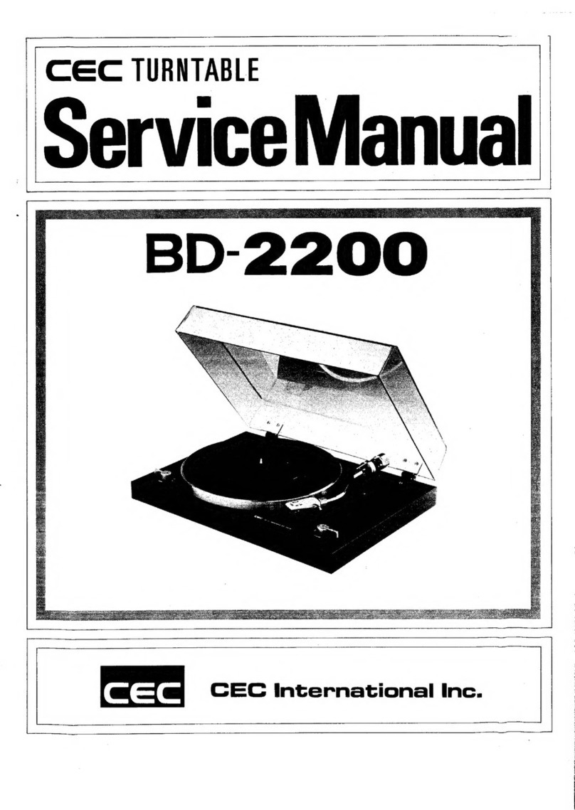 cec BD-2200 User manual