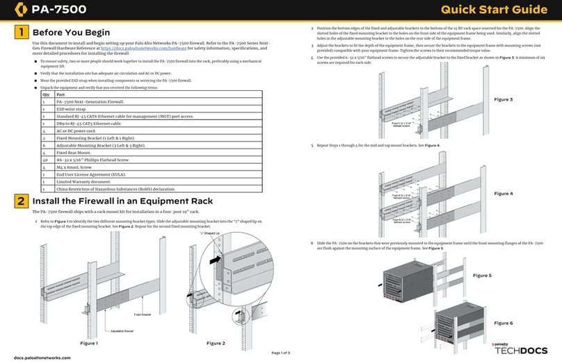 PaloAlto Networks PA-7500 User manual