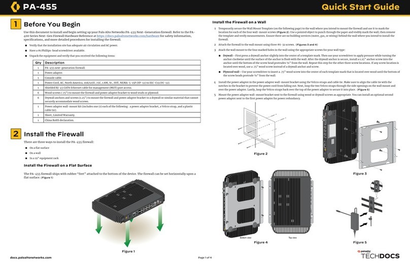 PaloAlto Networks PA-455 User manual