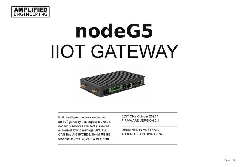AMPLIFIED ENGINEERING nodeG5 User manual