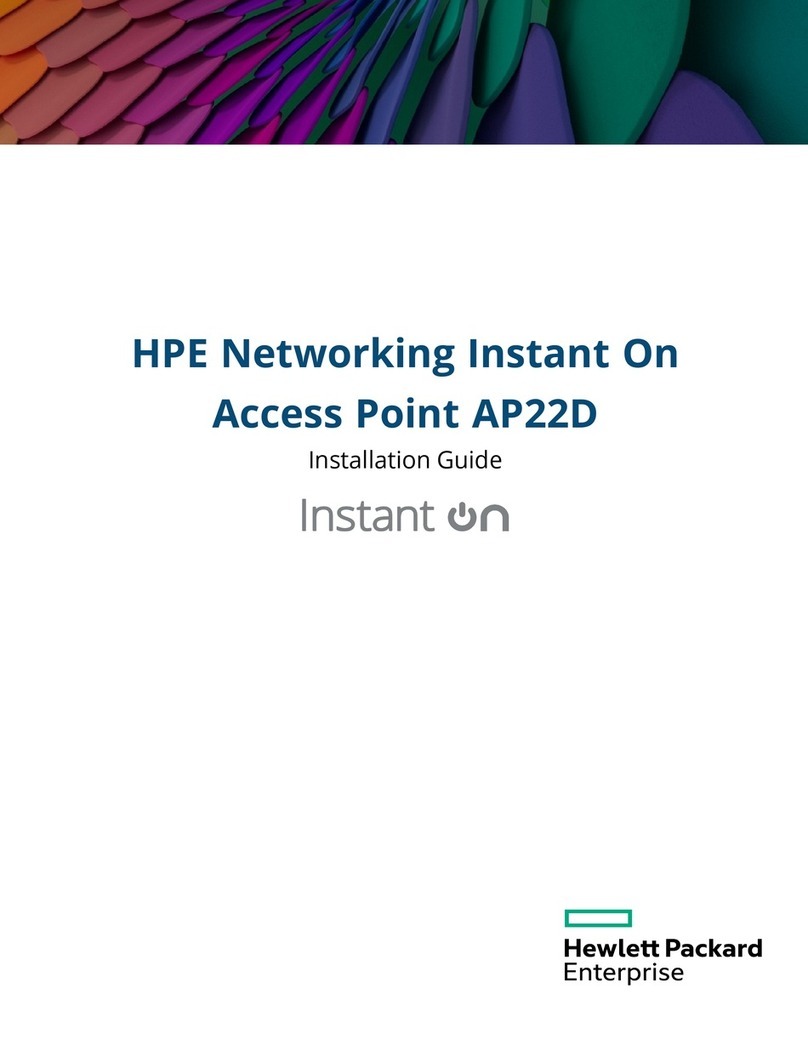 HPE Instant On AP22D User manual HPE Instant On AP22D User manual