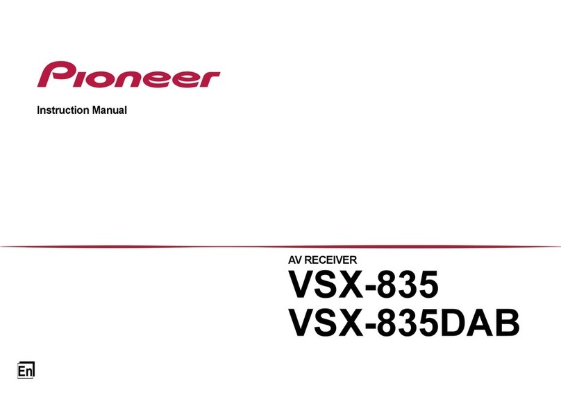 Pioneer VSX-835 User manual