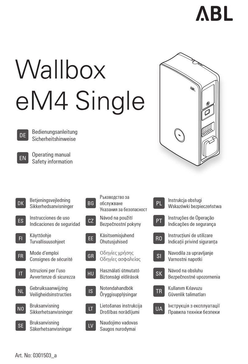 ABL Wallbox eM4 Single operating manual
