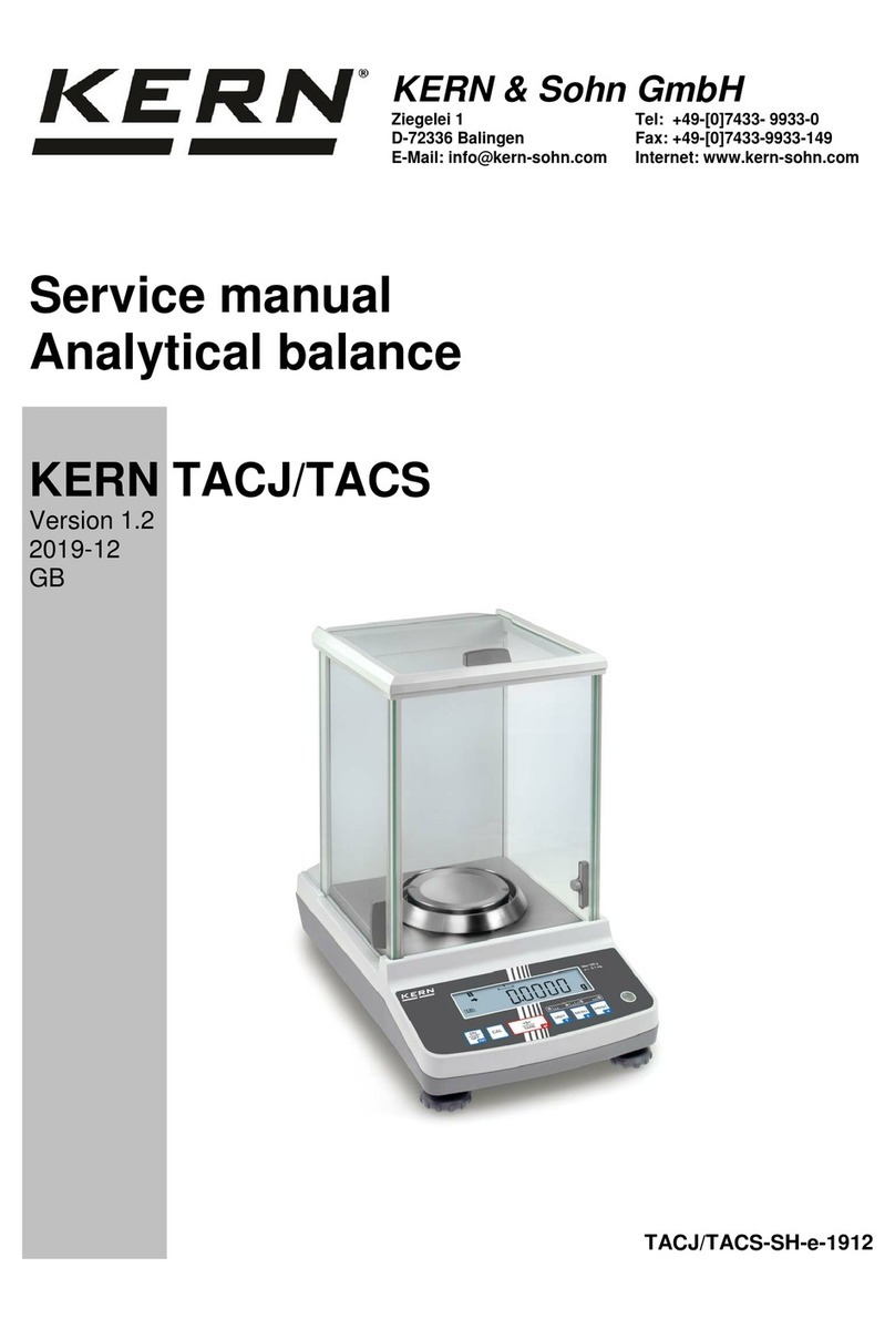 KERN TACJ User manual
