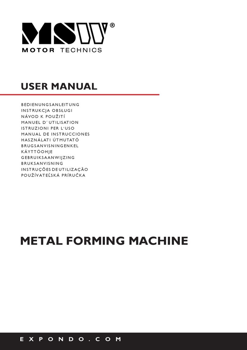 MSW MSW-PBR-1016 COMBI user manual
