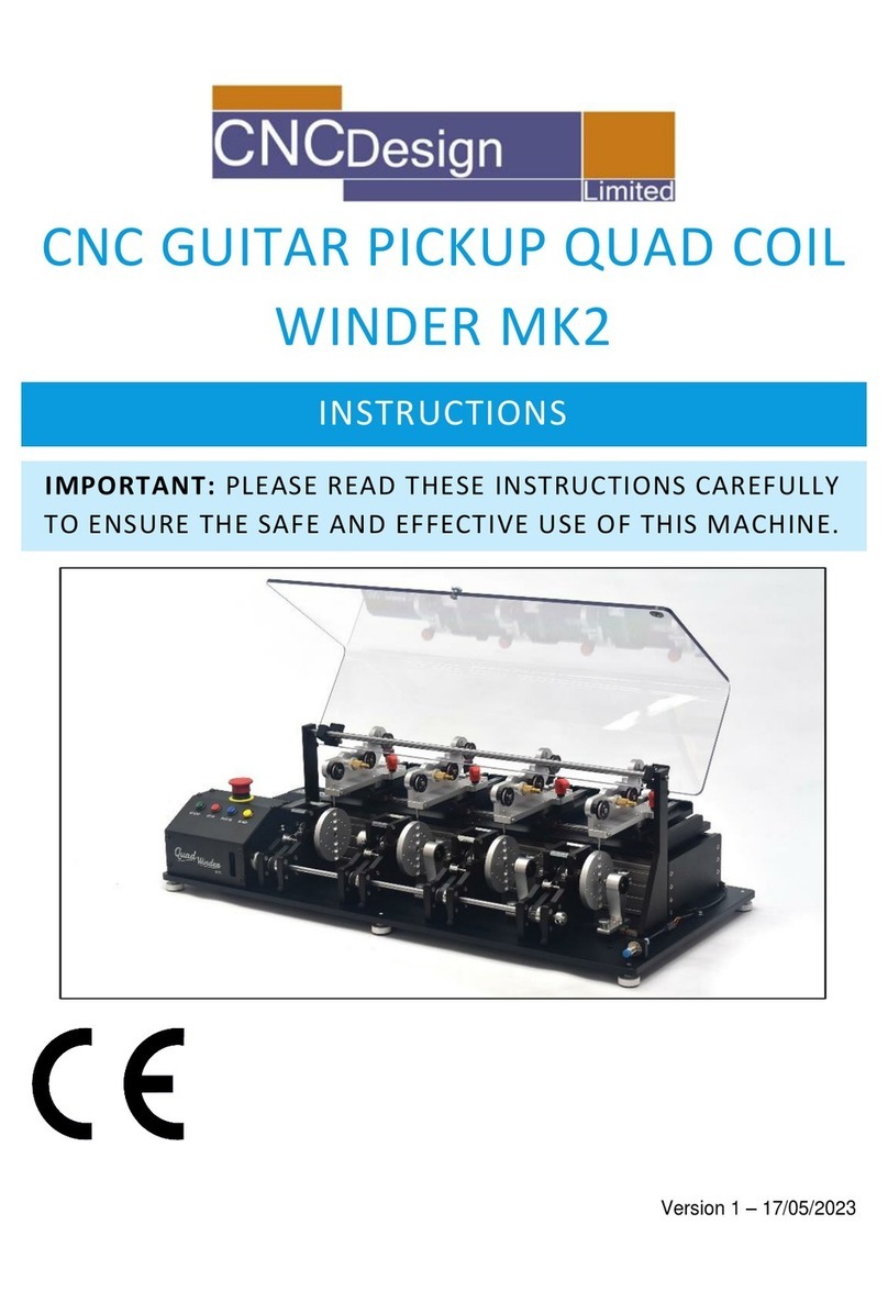CNC Design QUAD COIL WINDER MK2 instructions